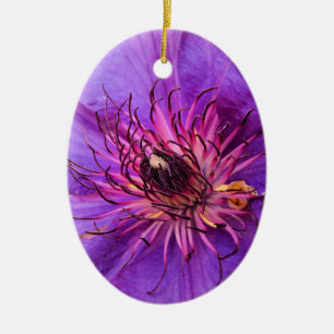 CLEMATIS KERAMIK ORNAMENT