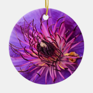 CLEMATIS KERAMIKORNAMENT