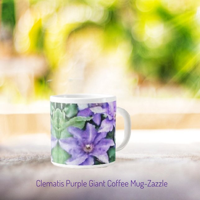 Clematis Lila Jumbo-Tasse (Von Creator hochgeladen)