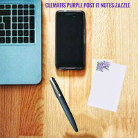 Clematis Lila Post-It-Notes