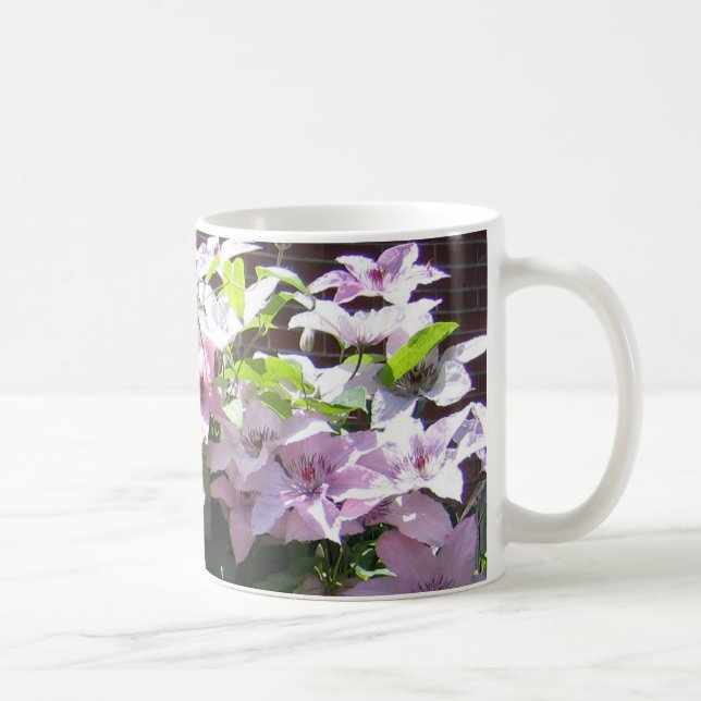Clematis-Rebe Kaffeetasse (Rechts)