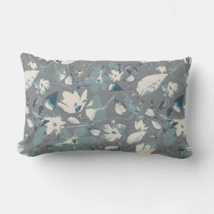  Clematis Vine Gray Blauer Creme Lendenkissen