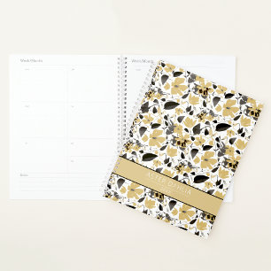 Clematis Yellow Grey Watercolor Blume Name Planer
