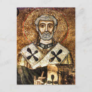 Clemens I Byzantinisches Mosaik Orthodoxe Ikone Postkarte