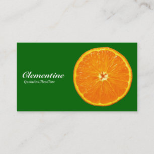 Clementine - Grün 006600 Visitenkarte
