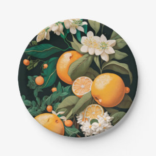 Clementine Mandarine Pappteller