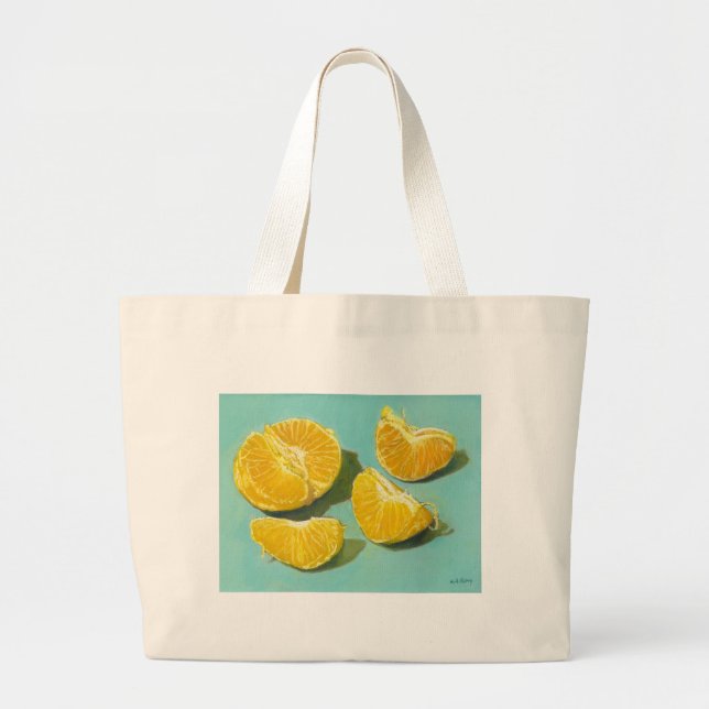 Clementine Segmants Jumbo Stoffbeutel (Vorne)