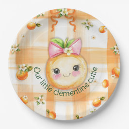 Clementine süße Pappteller 23cm
