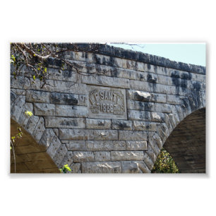 Clements Stone Arch Bridge, Kansas Fotodruck