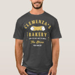 Clemenzas Bakery Leave the Gun Take The Cannoli T-Shirt<br><div class="desc">Clemenzas Bakery Leave The Gun Take The Cannoli fathers day,  funny,  father,  dad,  birthday,  mothers day,  humor,  christmas,  cute,  cool,  cool,  family,  mother,  daddy,  husband,  husband,  vintage,  grandpa,  boyfriend,  day,  son,  retro,  wife Ma,  Daughter,  Kids,  Fathers,  Grandfather,  Love</div>