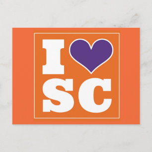 Clemson (SC) Einladung von Tailgate Postkarte