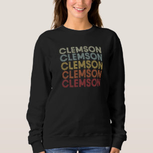 Clemson South Carolina Clemson SC Retro Vintage Te Sweatshirt