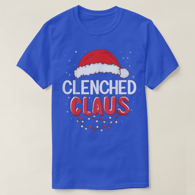 Clenched Weihnachtskostüme T-Shirt (Design vorne)