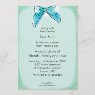 Cleo Bow (Seemann) 12x18 Einladung