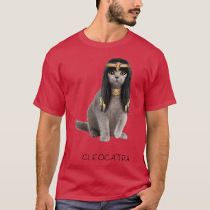 Cleocatra Der Goldene Schmuck mit Pharao Cat T-Shirt