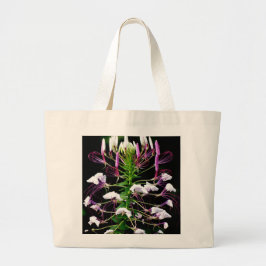 Cleome Hassleriana Spinnen-Blumen-lila Blumen Jumbo Stoffbeutel