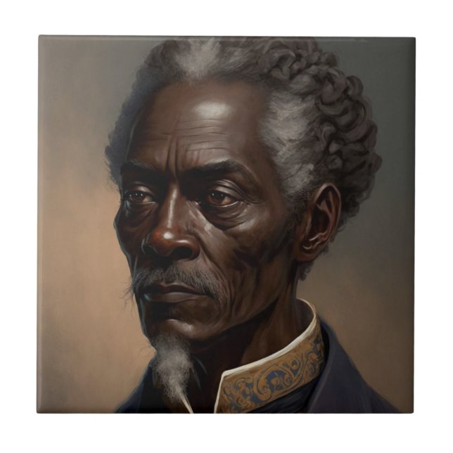 Cleon Porträt Gemälde Fliese (Vorderseite)