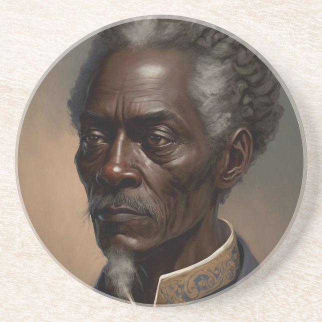 Cleon Porträt Gemälde Getränkeuntersetzer (Vorne)