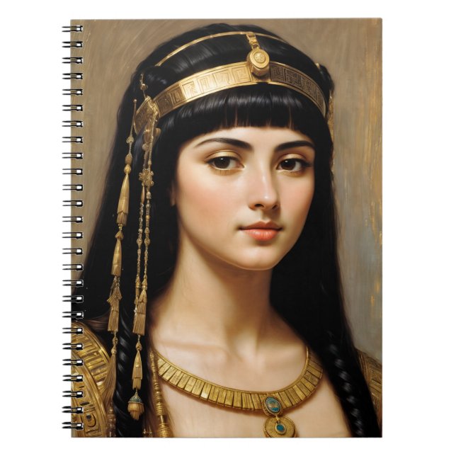 Cleopatra Ägyptische Königin Kunst Notizblock (Vorderseite)