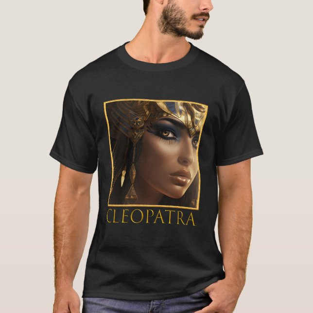 Cleopatra Ägyptischer Pharao Powerful Female Ruler T-Shirt (Vorderseite)