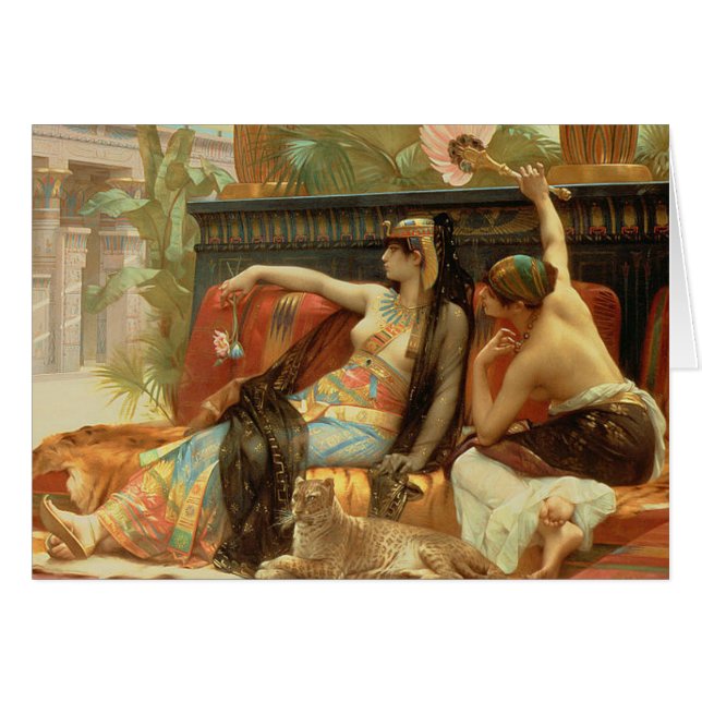 Cleopatra ... Alexandre Cabanel ... Vintage Kunst (Vorderseite (Horizontal))