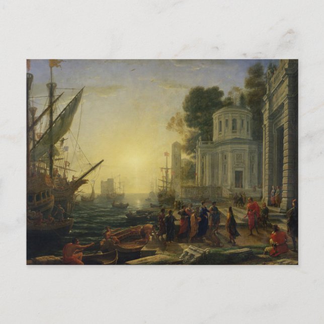 Cleopatra aus Tarsus, 1642 Postkarte (Vorderseite)