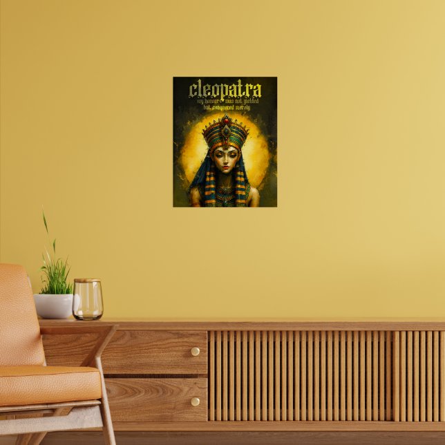 Cleopatra - Die eroberte Ehre | Ägyptische Königin Poster (Wohnzimmer 2)