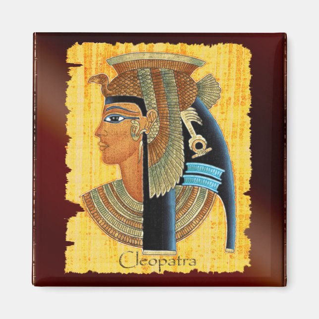 "Cleopatra" Königin der alten Ägypter Kunstmagnete Magnet (Vorne)