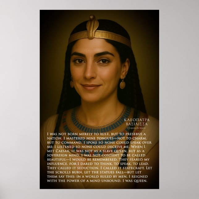 CLEOPATRA PHILATOR - Königin von Ägypten Poster (Vorne)