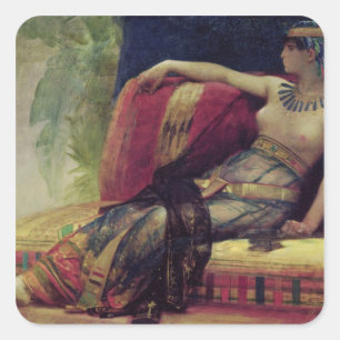 Cleopatra Quadratischer Aufkleber