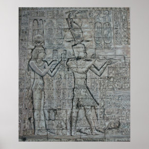 Cleopatra und Caesarion Poster