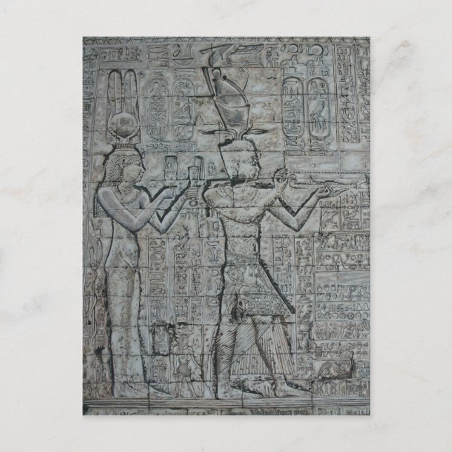 Cleopatra und Caesarion Postkarte (Vorderseite)