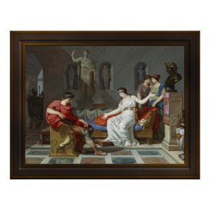 Cleopatra und Octavian von Louis Gauffier Fotodruck