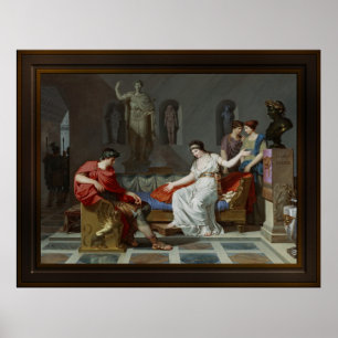 Cleopatra und Octavian von Louis Gauffier Poster