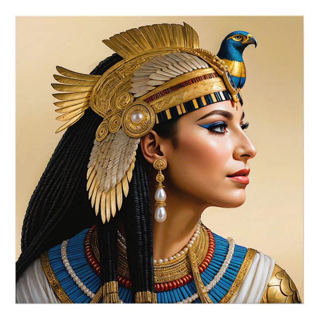 "Cleopatra VII's Realism: A Portrait" Fotodruck (Vorne)