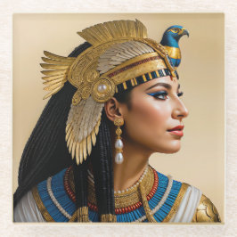 "Cleopatra VII's Realism: A Portrait" Glasuntersetzer