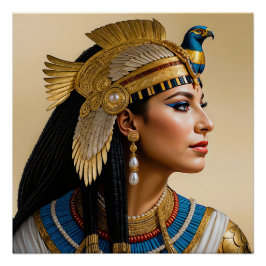 "Cleopatra VII's Realism: A Portrait" Poster