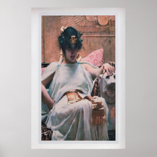 Cleopatra von John William Waterhouse  Vintage Fei Poster