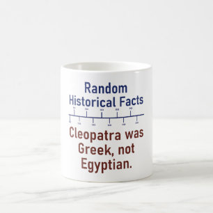 Cleopatra war griechisch - Geschichte Kaffeetasse