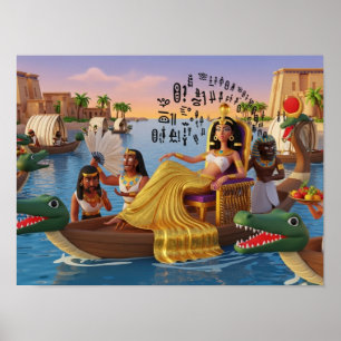 Cleopatras Regalreise Poster