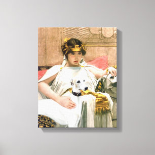 Cleopatras Whippet (Berühmte Kunstadaption) Leinwanddruck