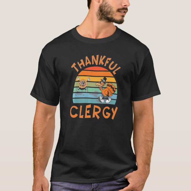 Clergy Job  Thanksgiving T-Shirt (Vorderseite)