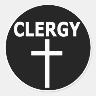 Clergy Window Sticker