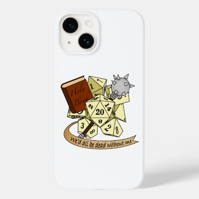 Cleric Dice Design Case-Mate iPhone Hülle (Rückseite)