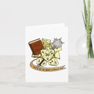 Cleric Dice Design Einladung