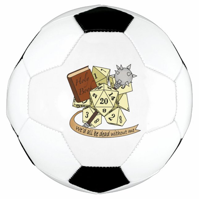 Cleric Dice Design Fußball (Vorderseite)