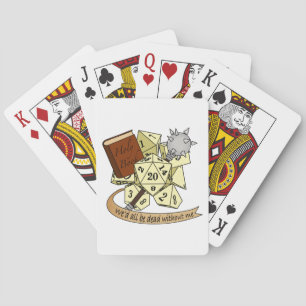Cleric Dice Design Spielkarten