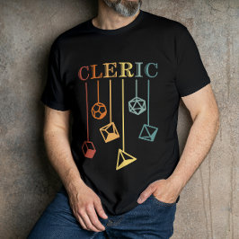 Cleric Dungeon Fantasy Role spielt T-Shirt