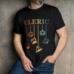 Cleric Dungeon Fantasy Role spielt T-Shirt