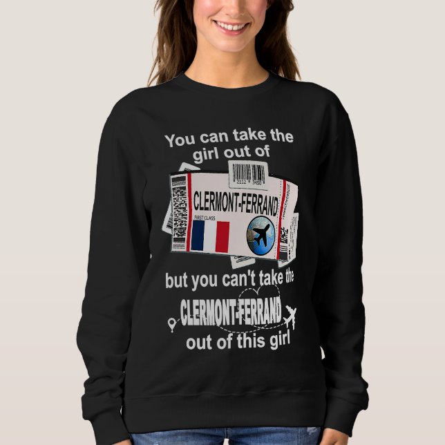 Clermont Ferrand Boarding Pass  Clermont Ferrand G Sweatshirt (Vorderseite)